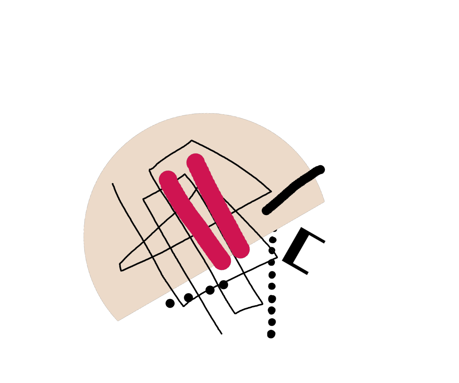 Data portrait made using parameters from original TED Talk with date and age added